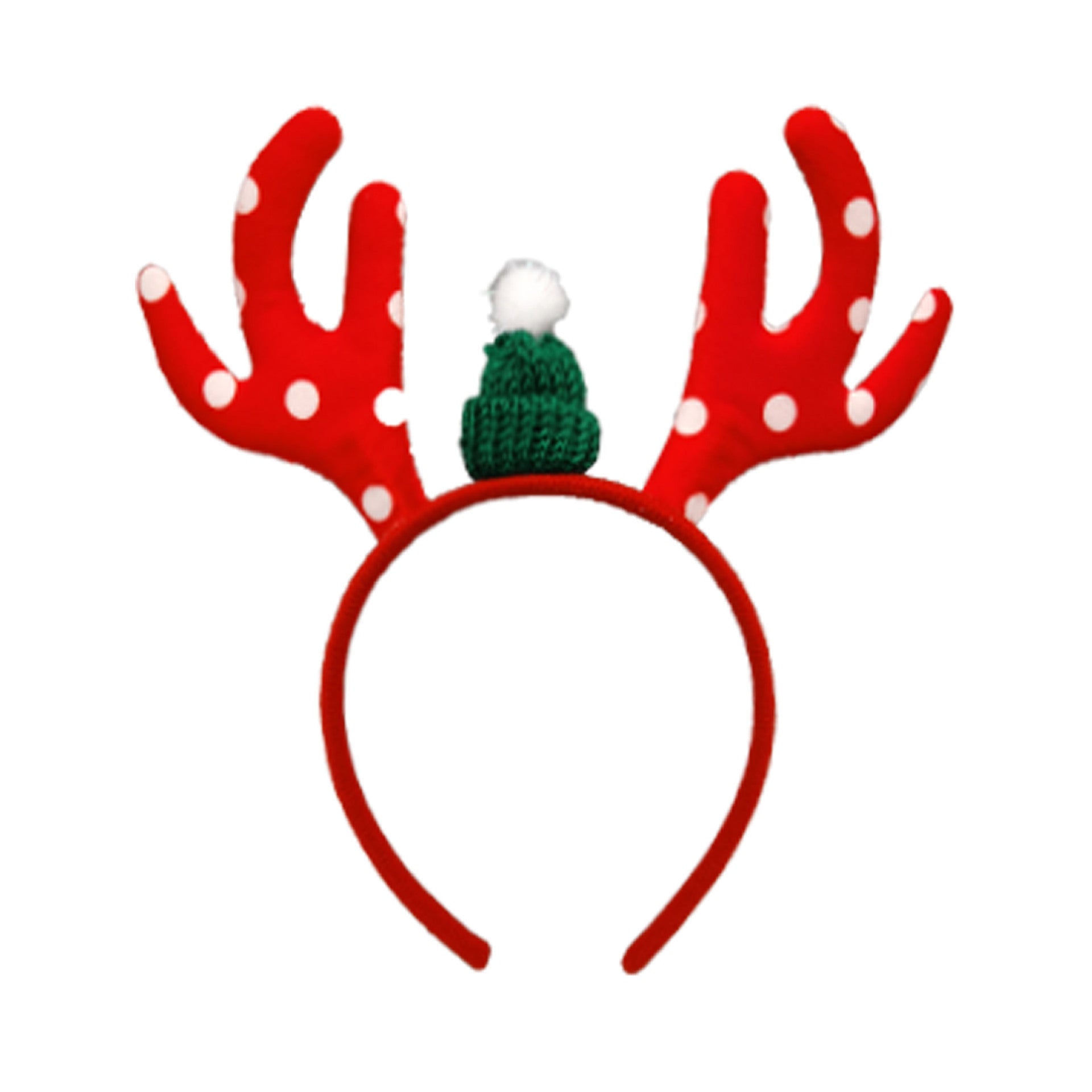 New Christmas Headband Cartoon Snowflake Antlers Decorative Hair Clip