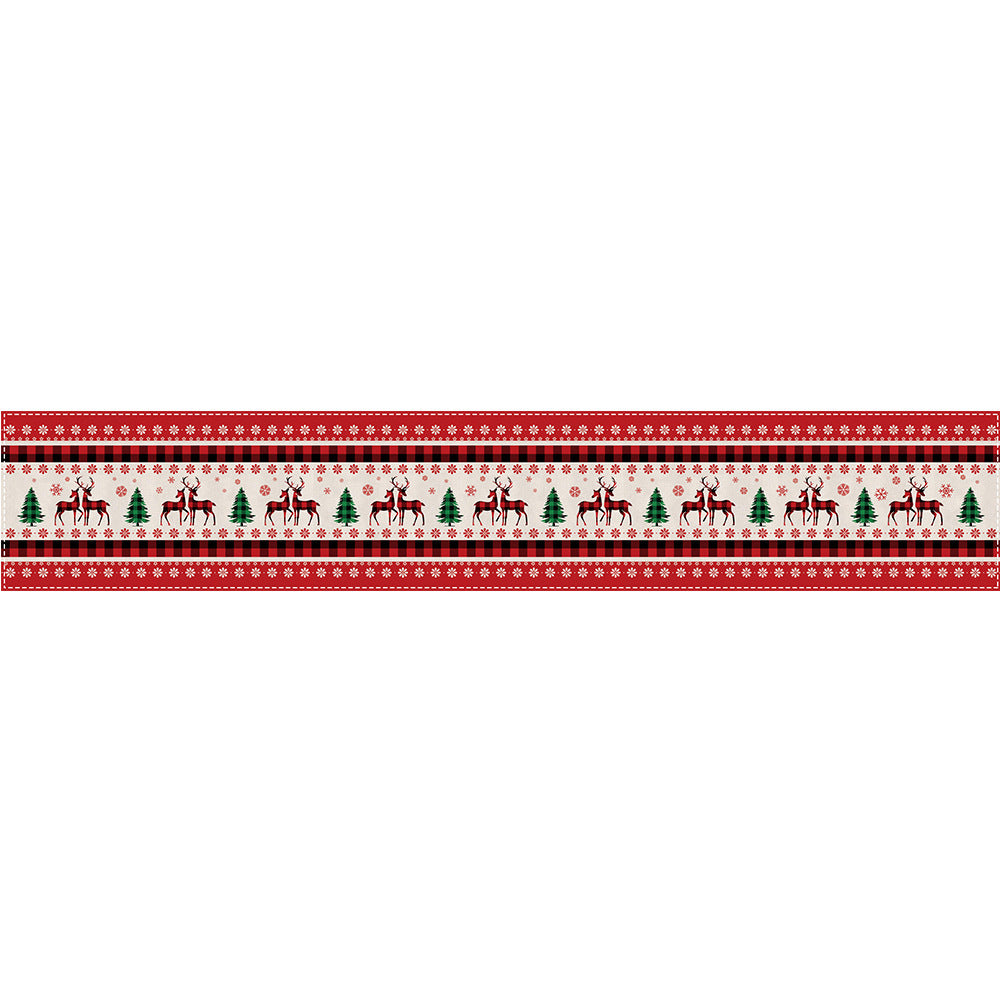 Christmas Table Runner Home Decoration Fabric