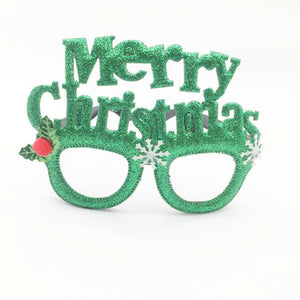 Christmas decoration glasses