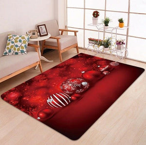 Christmas carpet floor mats