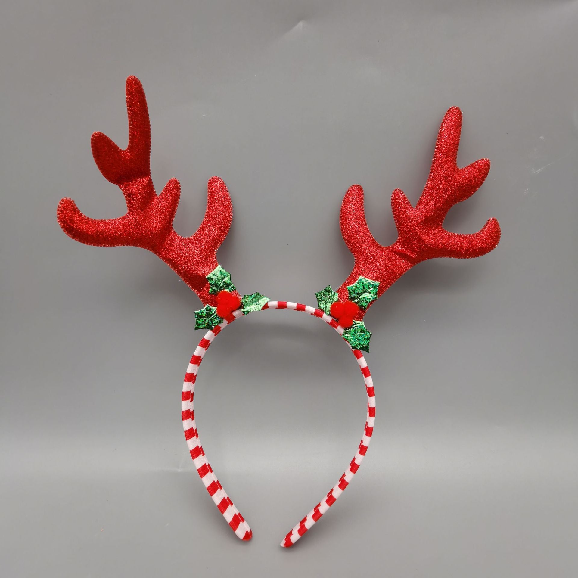 New Christmas Headband Cartoon Snowflake Antlers Decorative Hair Clip