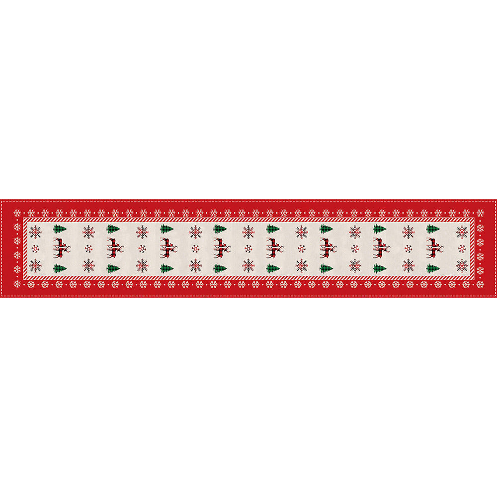 Christmas Table Runner Home Decoration Fabric